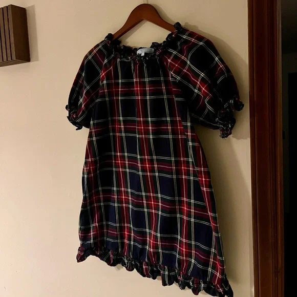 Hill House Katherine Nap Mini Dress Tartan Plaid - Picture 4 of 6
